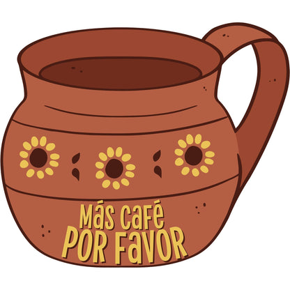 'Más café por favor' Sticker